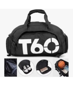 Sac de sport pliable et léger, sac à dos de voyage pour rangement de vêtements et accessoires fitness.